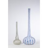 CHARLES SCHNEIDER (1881-1953) Suite de deux vases Berluze en verre. Circa 1920