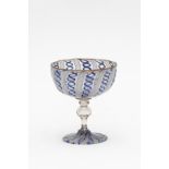 SALVIATI & CIE (attribu&#233; &#224;). Gobelet Zanfirico en verre souffl&#233;, circa 1890