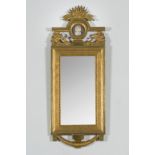 Suite de deux miroirs en bois dor&#233;. 19e si&#232;cle