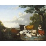 JAN VAN GOOL (1685-1765) Sc&#232;ne pastorale
