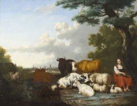 JAN VAN GOOL (1685-1765) Sc&#232;ne pastorale