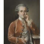 ATTRIBUE A JOSEPH BOZE (1745-1825) Portrait de Jean du Barry, vers 1770