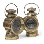 A pair of Lucas No.652 oil-illuminating side-lamps, ((2))