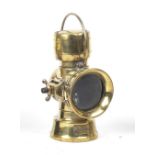 A Lucas No.631 oil-illuminating number plate lamp,