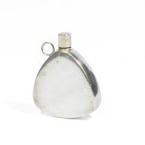 HERMES Paris, circa 1970. Flacon pendentif ou flasque &#224; parfum en argent 925 &#176;/&#176;&...