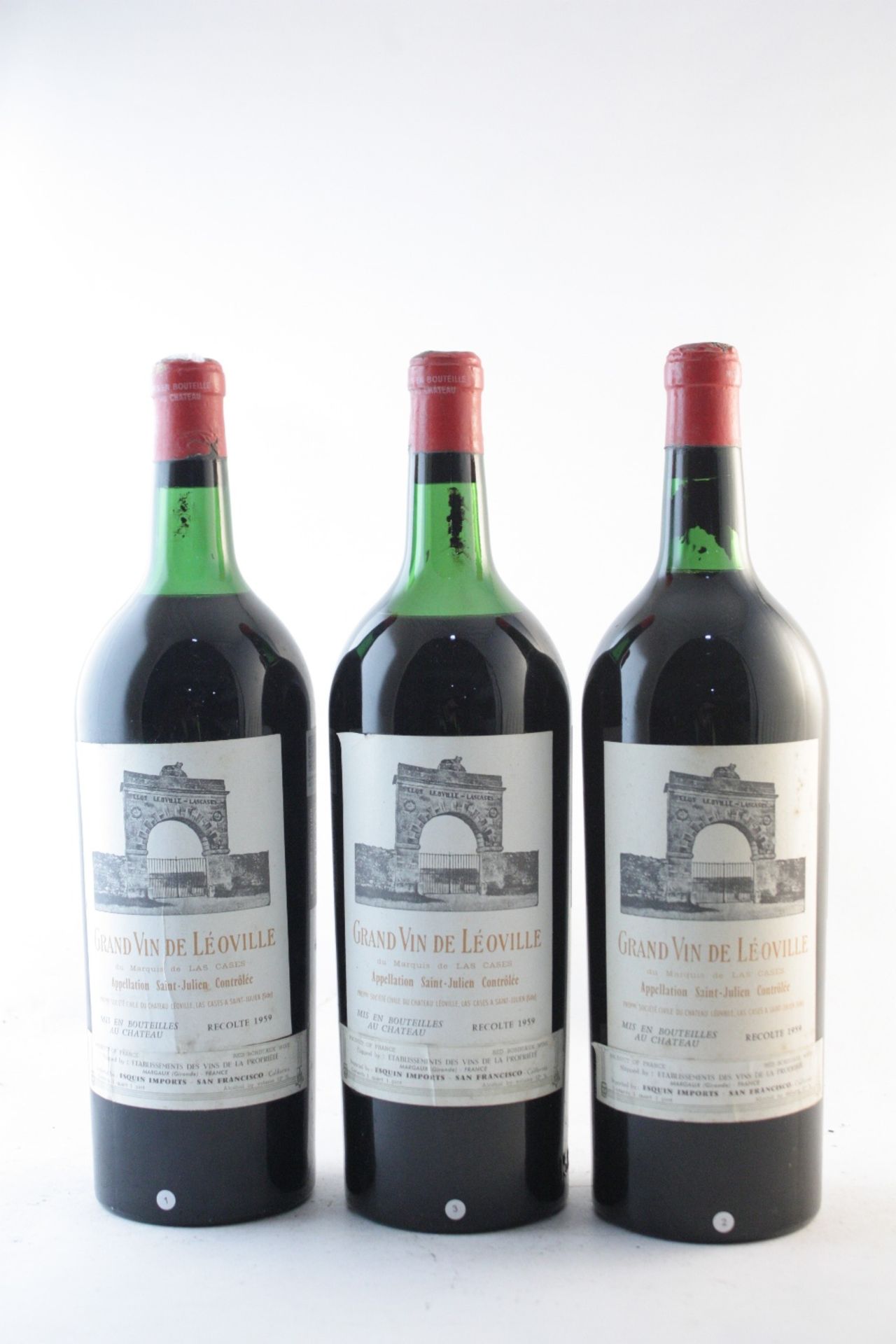 Ch&#226;teau L&#233;oville Las Cases 1959, St Julien 2me Cru Class&#233; (3 magnums)