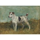 John Emms (British, 1843-1912) A Russell Terrier