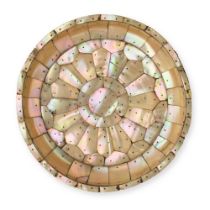 An Indo-Portuguese mother of pearl dish Gujarat, 17th Century