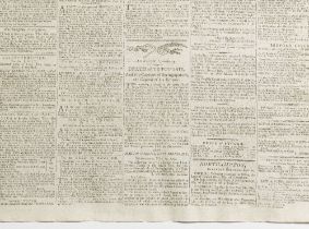 Tipu Sultan: a group of eighteen editions of the British newspaper, the Northampton Mercury