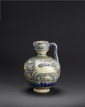 A rare Sultanabad pottery jug Persia, 13th/ 14th Century