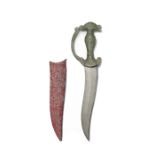 A jade-hilted steel dagger (chilanum) North India, 18th/ 19th Century
