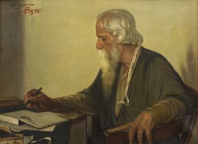 Abraham Christopher Gregory Suriarachi Amarasekara (1883-1983) Portrait of Tagore