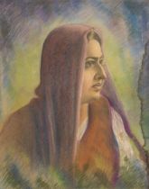 Sadequain (1930-1987) Sahib Khatoon