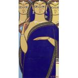 Jamini Roy (1887-1972) Untitled (Three Women)