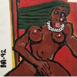 Bashir Mirza (1941-2000) Untitled (Woman)