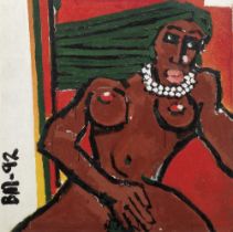 Bashir Mirza (1941-2000) Untitled (Woman)