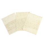 WALPOLE (HORACE) Autograph draft letter to John Stuart, third Earl of Bute ('My Lord'),