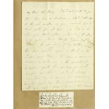 ALBUM - WOMEN WRITERS & ARTISTS Album of c.100 autograph letters from nineteenth-century women w...