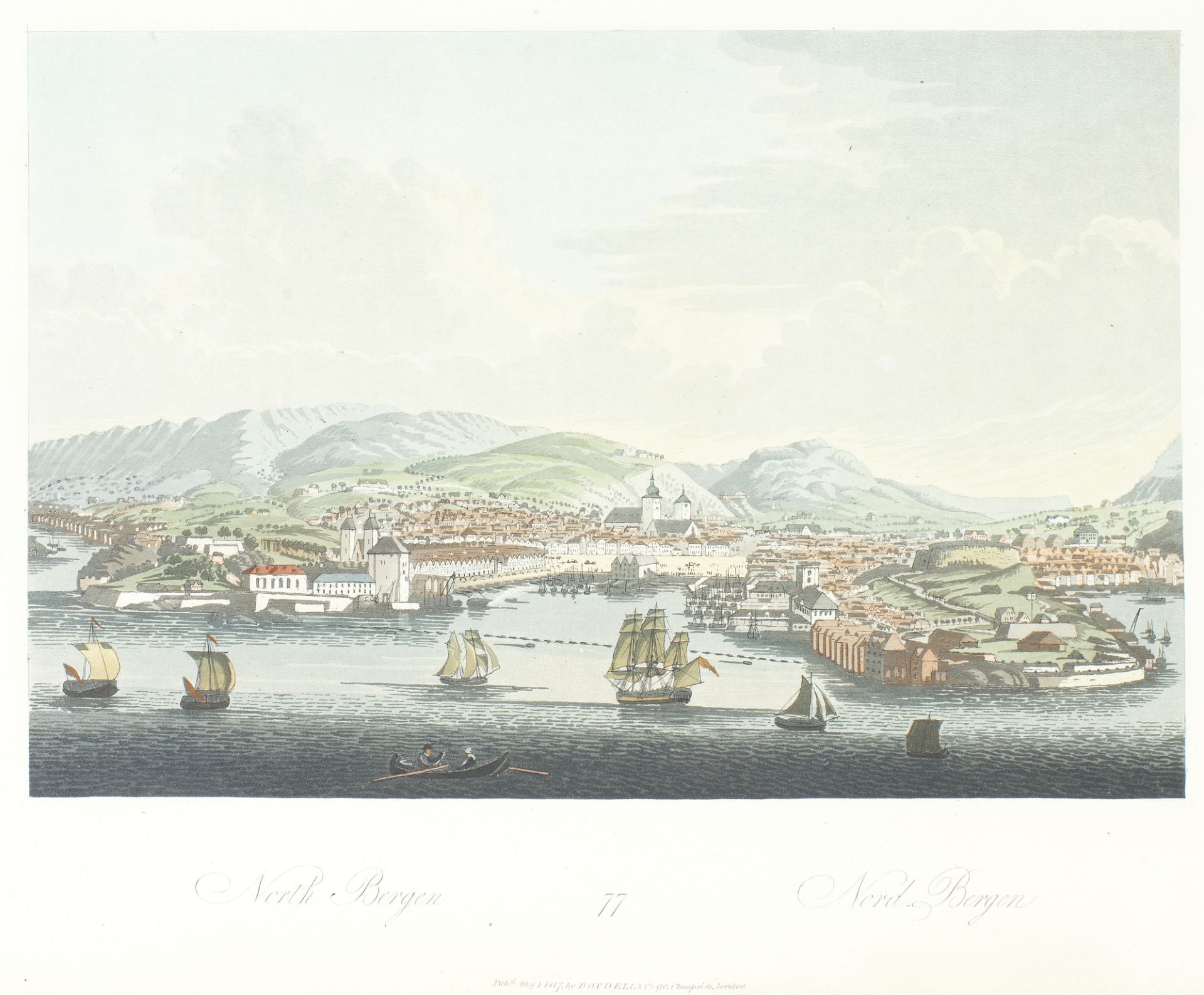 EDY (JOHN WILLIAM), AND JOHN AND JOSIAH BOYDELL Boydell's Picturesque Scenery of Norway; with th...