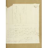 ALBUM - THEATRE Album of over 50 autograph letters relating to the theatre, particularly Drury L...