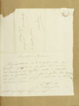 ALBUM - THEATRE Album of over 50 autograph letters relating to the theatre, particularly Drury L...