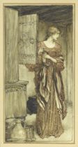 RACKHAM (ARTHUR) 'Sieglinde prepares Hunding's draught'