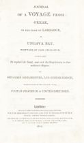 KOHLMEISTER (BENJAMIN) AND GEORGE KMOCH Journal of a Voyage from Okkak, on the Coast of Labrador...