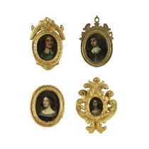 Ecole italienne, XVIIe si&#232;cle Portrait de dame de qualit&#233; au collier de perles (pr&#23...