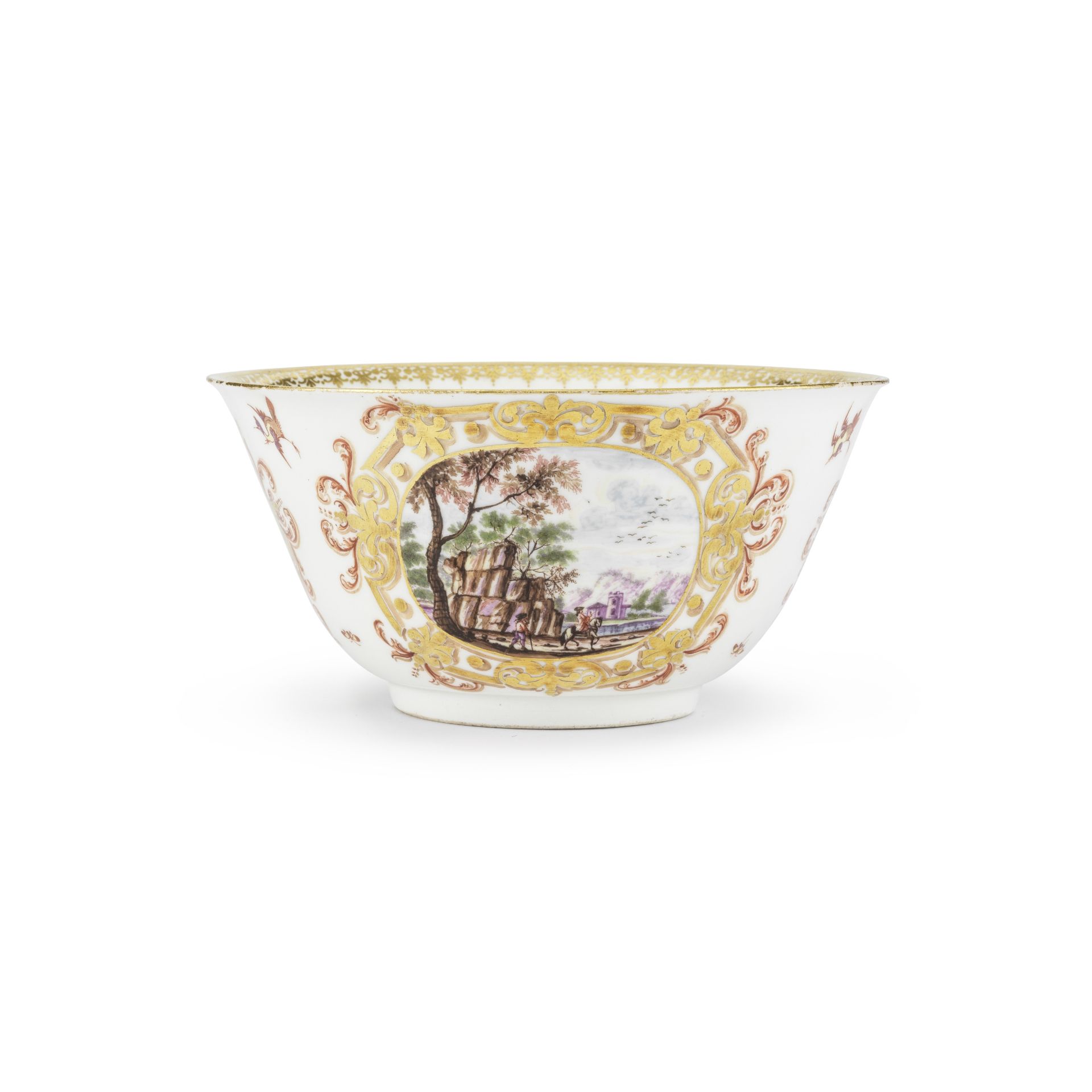 Bol en porcelaine de Meissen, circa 1723-24A Meissen waste bowl, circa 1723-24