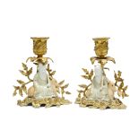 A pair of French ormolu-mounted Chinese porcelain figures of Shou Lao The figures early 18th cen...