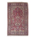 A Kashan vase carpet Central Persia 209.5cm x 134cm (82 1/2in x 53in)