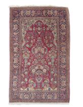 A Kashan vase carpet Central Persia 209.5cm x 134cm (82 1/2in x 53in)