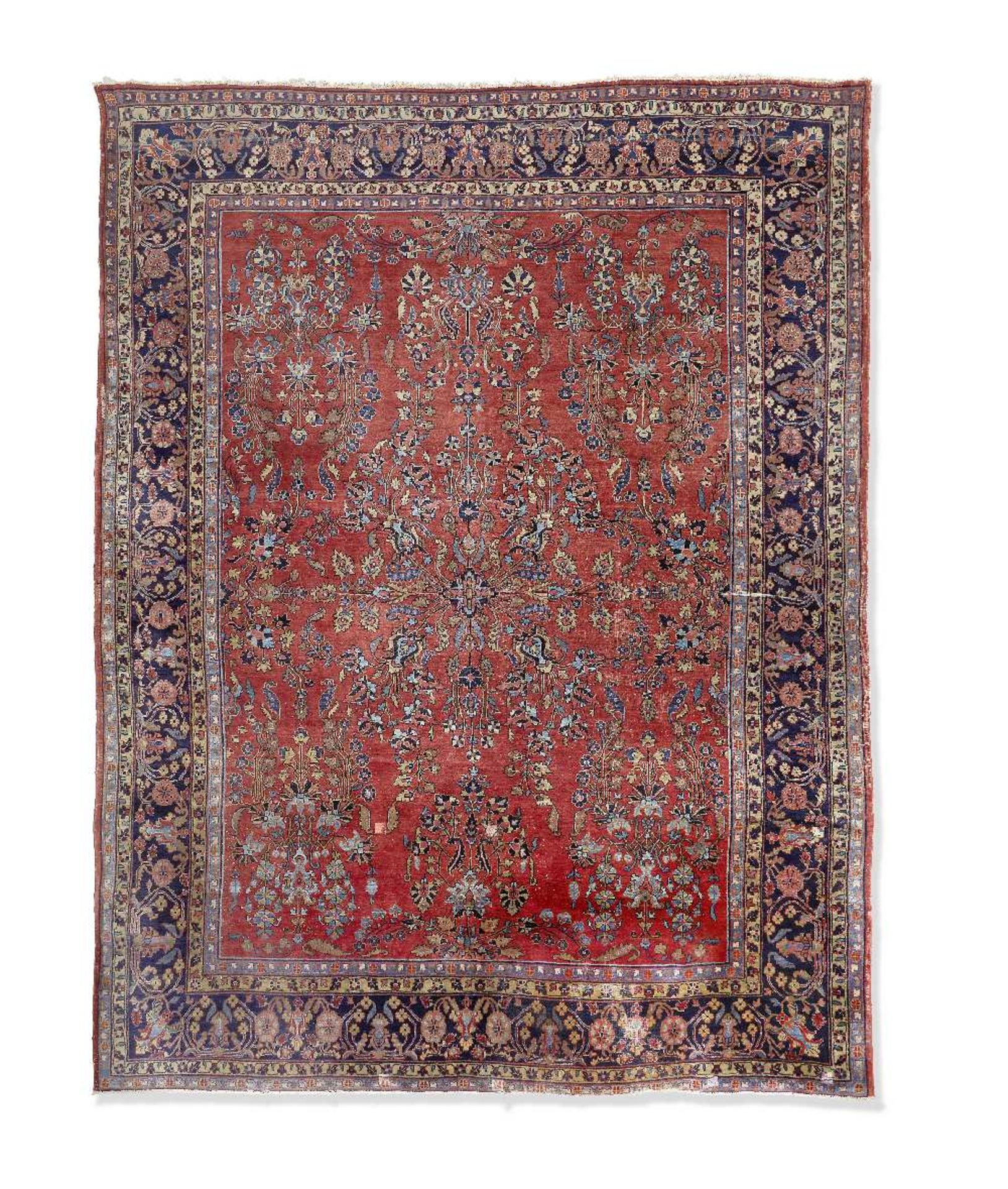 A Sarouk carpet West Persia 352cm x 257cm (138 1/2in x 101in)