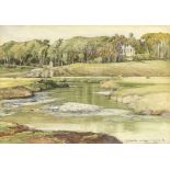 Samuel John Lamorna Birch, RA, RWS, RWA (British, 1869-1955) The Forss River, near Thurso, with ...