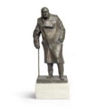 Ivor Roberts-Jones (British, 1916-1996) Sir Winston Churchill, maquette for the monument in Parl...