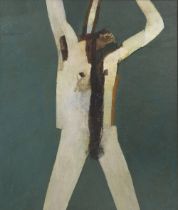 Keith Vaughan (British, 1912-1977) Standing Figure 122 x 102 cm. (48 x 40 1/8 in.)
