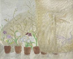 Winifred Nicholson (British, 1893-1981) My Bedroom Window 48.5 x 58.8 cm. (19 1/8 x 23 1/8 in.)
