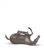 Dame Elisabeth Frink R.A. (British, 1930-1993) Rolling Over Horse 38.9 cm. (15 1/4 in.) wide (Co...