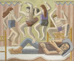 William Roberts R.A. (British, 1895-1980) Dream of Dancing Women 63.5 x 75.6 cm. (25 x 29 3/4 in.)