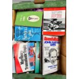 A quantity of motorcycle race programmes