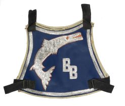 A Boston Barracudas speedway race vest