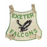 A believed 'Chris Julian' Exeter Falcons speedway race vest