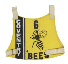 A Coventry Bees speedway race vest