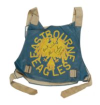 An Eastbourne Eagles speedway race vest