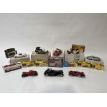 A quantity of car models,
