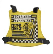 A Coventry Bees speedway race vest