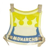 An Edinburgh Monarchs speedway vest