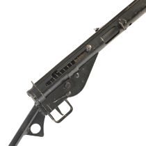 A deactivated 9x19mm (para) 'STEN' sub-machine gun by Enfield, no. 8059/18057 With its deactivati...