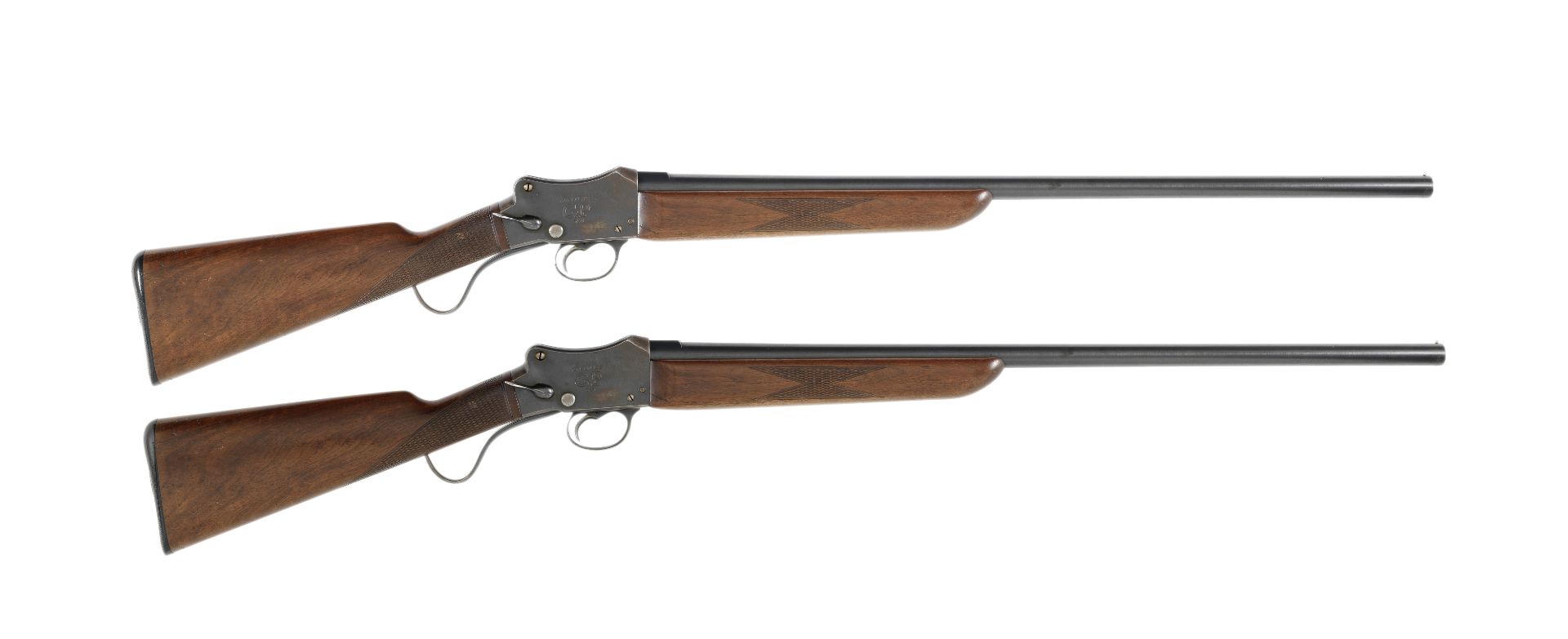 Two 12-bore 'GP' Martini-action guns by W.W. Greener, nos. 38706 & 6590