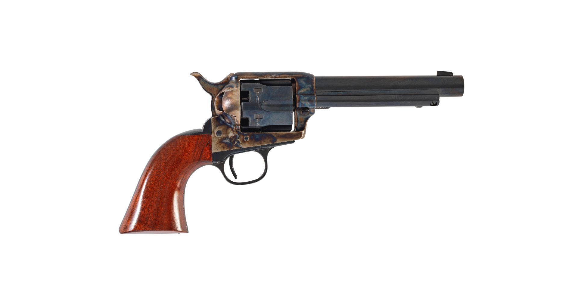 A .44 percussion revolver by Uberti, no. U95909